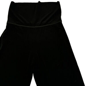 LENNY NIEMEYER Women's Small Black Silky Flared Flowy Yoga‎ Pants Swim Cover Up